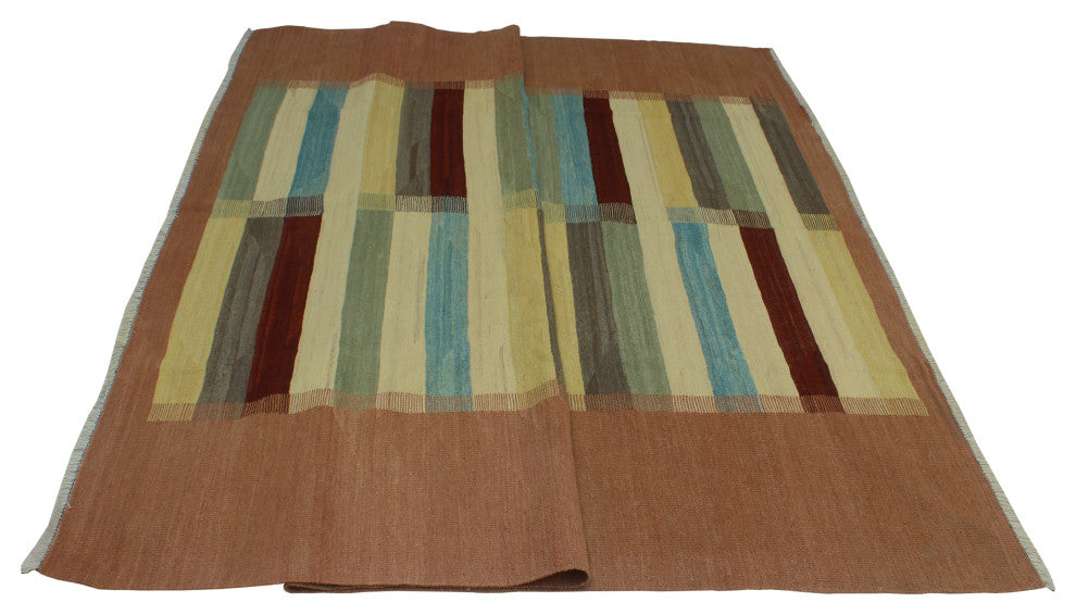 Winchester Kilim Mukaddes Brown Rug