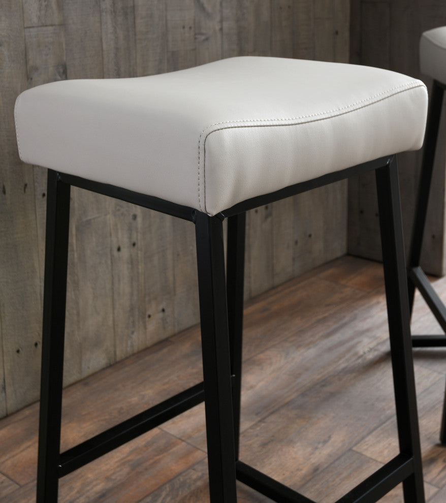 Amber 26" Counter Stool, Set of 2, Beige