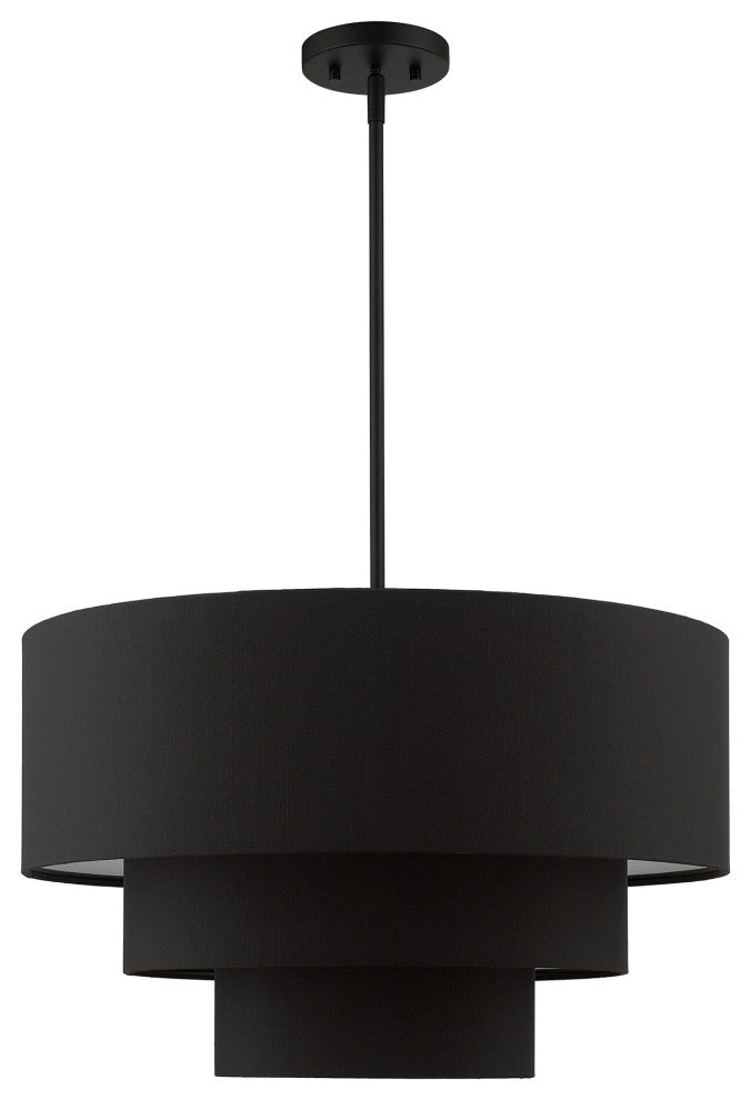 Bainbridge 4-Light Black Pendant Chandelier