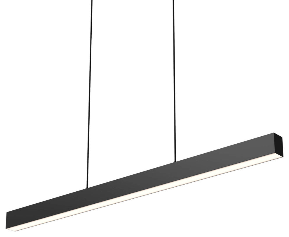 DALS Lighting LNPD48-CC Boulevard 48"W LED Linear Chandelier - Black