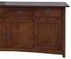 Mission 3 Door and 3 Drawer Sideboard Walnut 70"