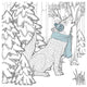 "Color the Forest Color VI" Digital Paper Print by Elyse DeNeige, 20"x20"