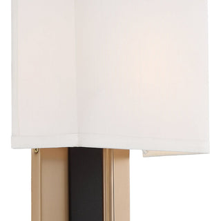 Crystorama Lighting Group BRE-A3631 Brent 15" Tall Wall Sconce - Polished