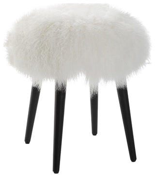Uttermost Wooly Sheepskin Accent Stool