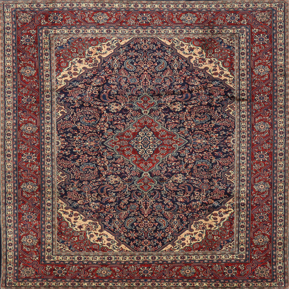Ahgly Company Indoor Square Traditional Area Rugs, 8' Square