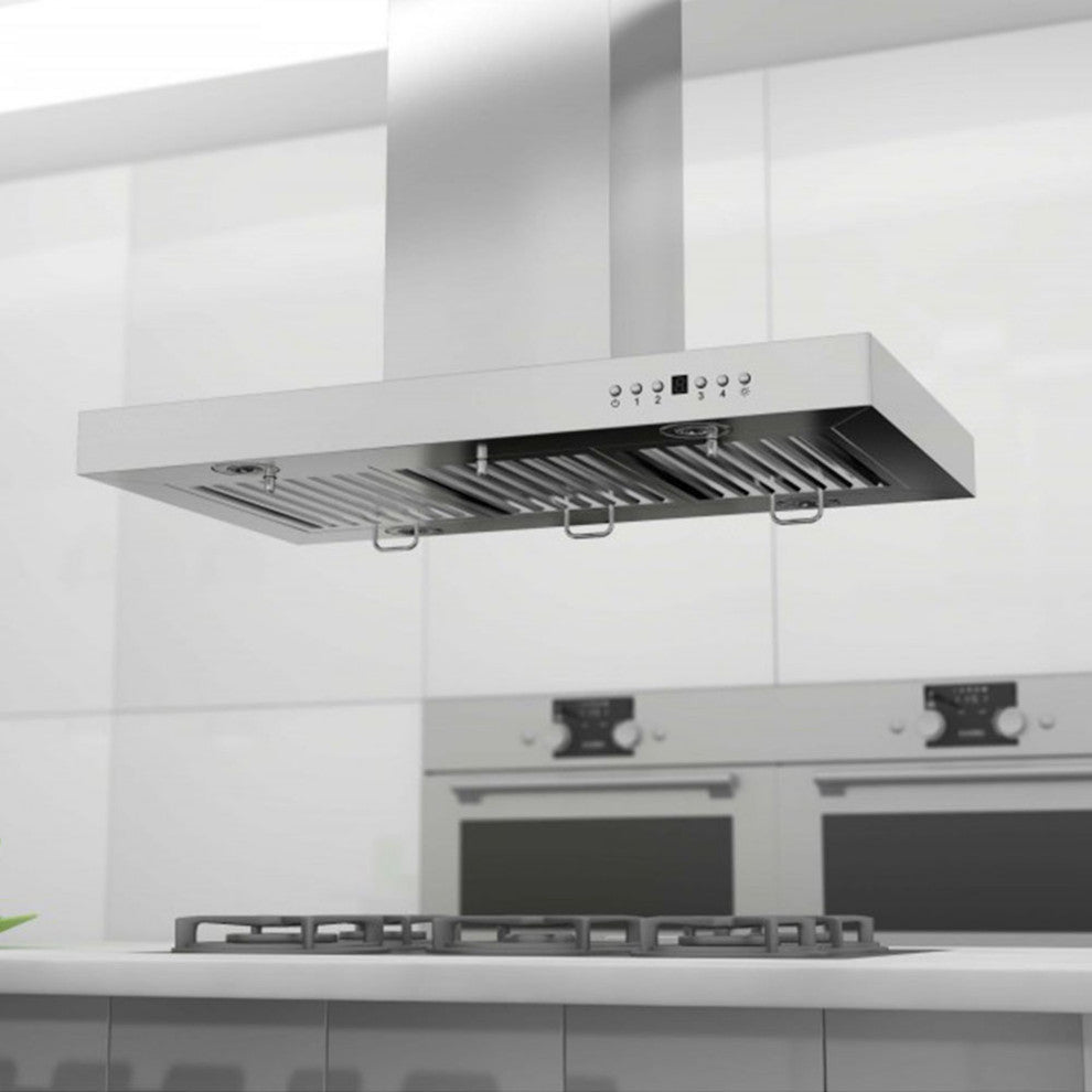 ZLINE 30 in. Island Range Hood, Stainless Steel, KE2i-30