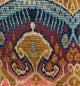 Ikat Anika Luxury Throw Pillow, 24"x24"
