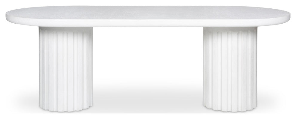 Eris Outdoor Dining Table White