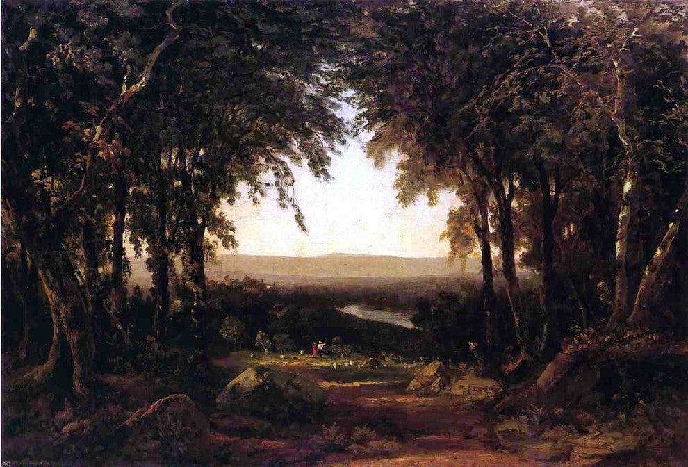 John Frederick Kensett View from Richmond Hill Wall Decal