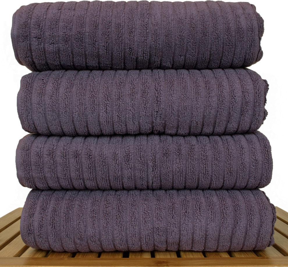 Luxury Hotel and Spa Towel 100% Turkish Cotton, Plum
