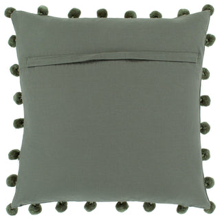 Surya Serengeti Olive Pillow Shell With Polyester Insert 18"H X 18"W