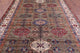 8' 2" X 11' 1" Handmade Geometric Super Kazak Wool Rug Q9865