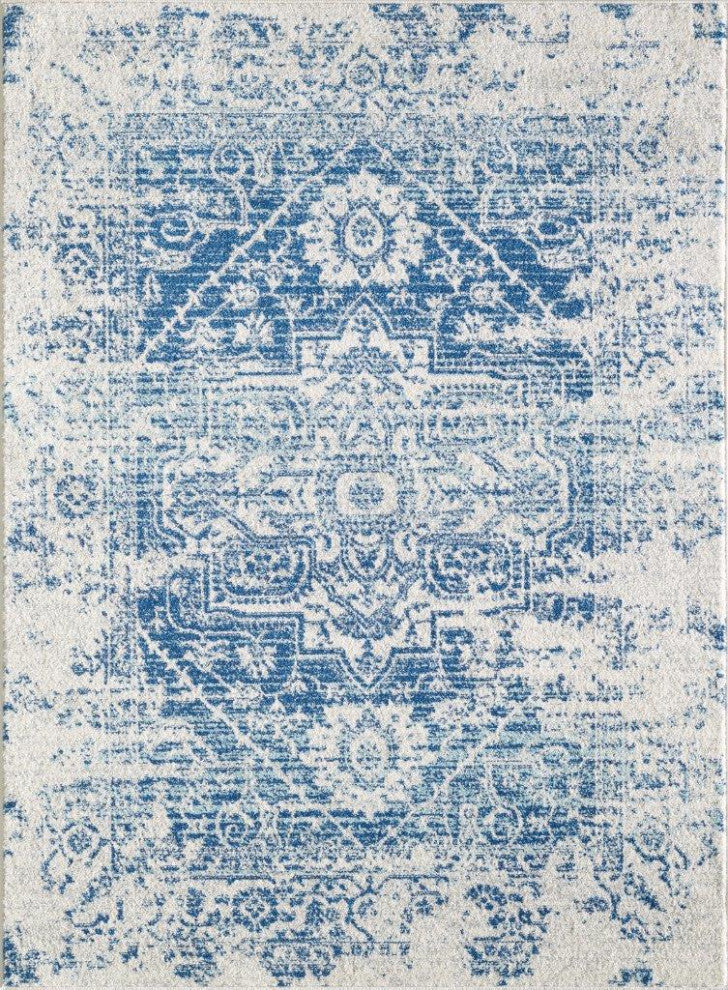 Evolution Ivory/Blue Verona 7'10" x 10'2" Rug