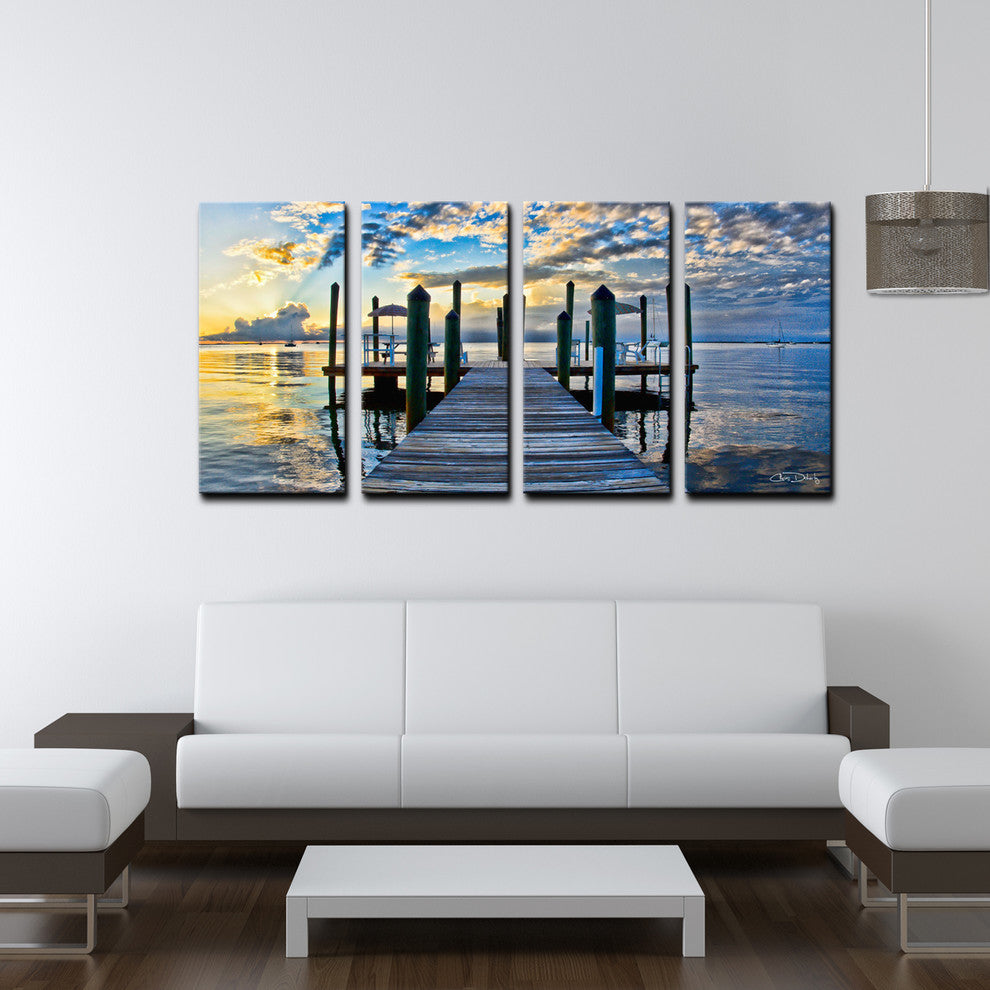 Ready2hangart Chris Doherty 'Key Largo' 4-piece Canvas Wall Art