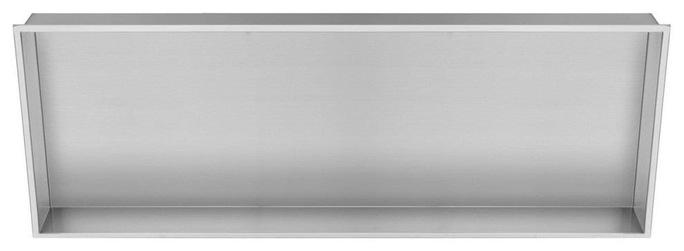 Pulse NI-1236-SSB ShowerSpas Stainless Steel Niche In Brushed Stainless Steel