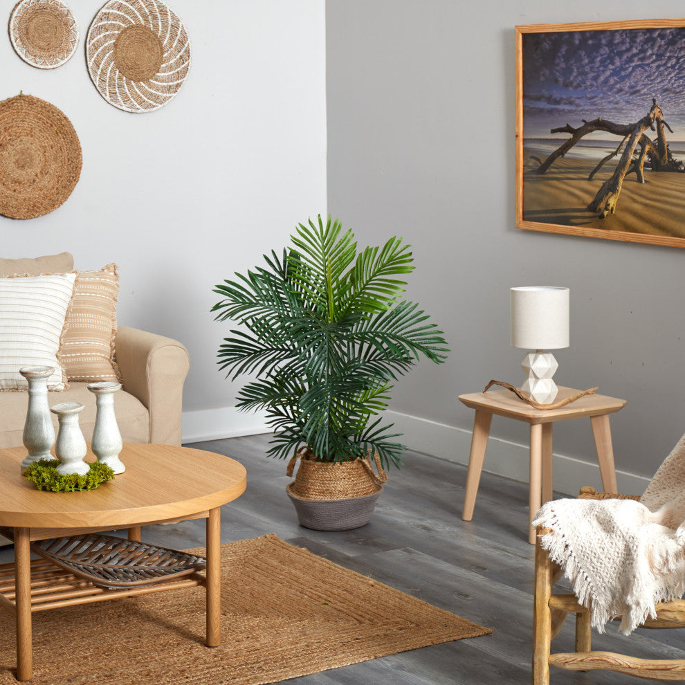T2950 40 Areca Artificial Palm Tree in Boho Chic Handmade Planter UV Resistant