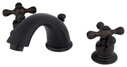 Kingston Brass Widespread Bathroom Faucet With Retail Pop-Up, Oil Rubbed Bronze