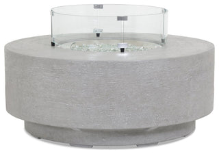 Bazaar Concrete Made Gatherings Gravelstone Outdoor Fire Table