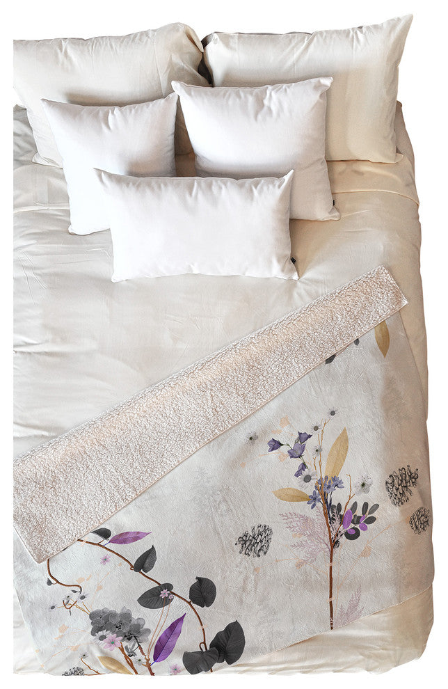 Iveta Abolina Woodland Dream Fleece Throw Blanket