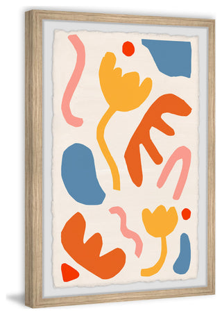 "Undefined Objects" Framed Painting Print, 12x18