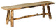 Rustic Aspen Log Bench, 36"