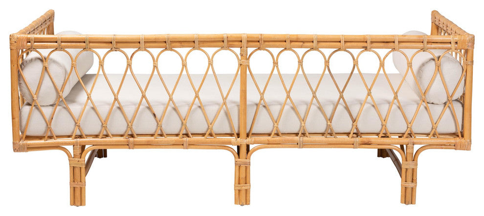 Braden Natural Brown Rattan Twin Daybed