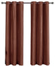 Single Soho Grommet Thermal insulated Blackout Panel, Rust, 42"x108"