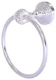 Pacific Grove Towel Ring with Twisted Accents, Satin Chrome
