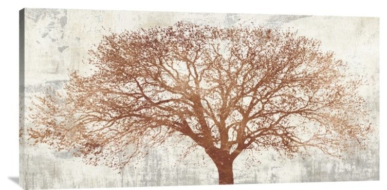 "Tree of Bronze" Stretched Canvas Giclee by Alessio Aprile, 36x18"
