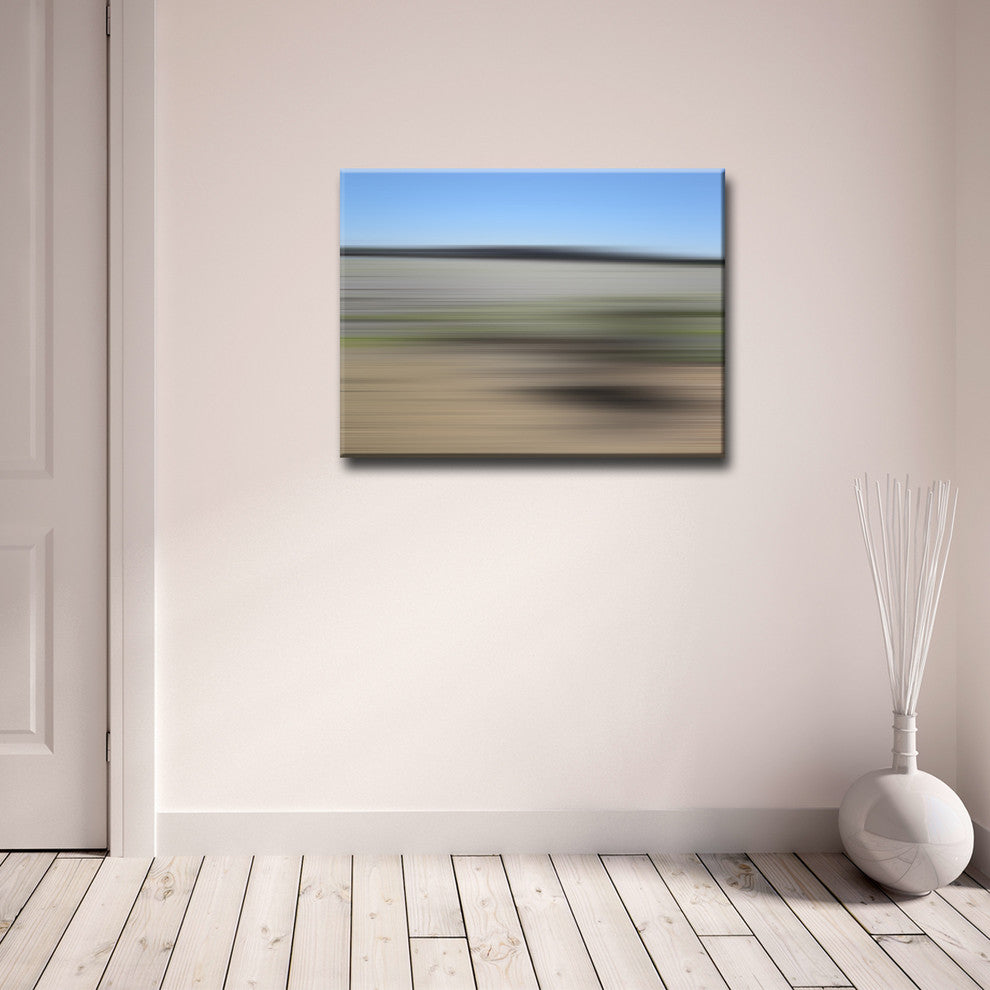Ready2HangArt ''Blur Stripes XX'' Canvas Wall Art, 20 in. Highx30 in. Wide