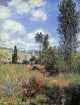 Claude Oscar Monet Lane in the Poppy Fields Ile Saint-Martin Wall Decal