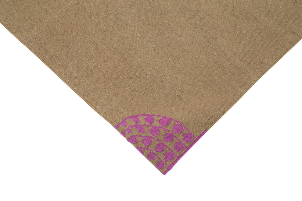 Rug N Carpet - Handmade Wool 5' 6'' x 3' 7'' Geometric Dhurrie Kilim Rug