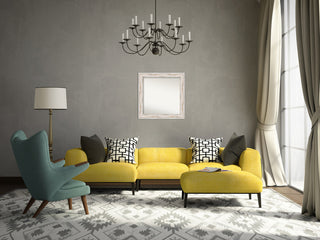 Wall Mirror Choose your Custom Size, Alexandria White Wash