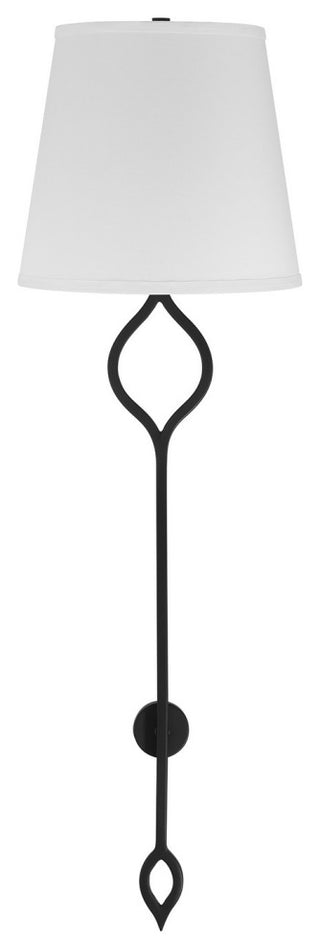 Roxbury 2-Light Wall Sconce, Matte Black