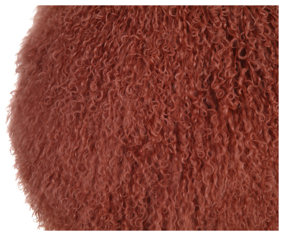 Contemporary Dome Pillow Orange - Orange