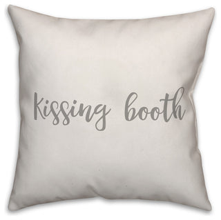 Kissing Booth 16x16 Throw Pillow