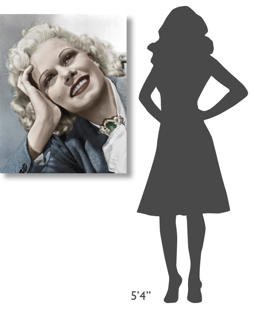 "Jean Harlow" Stretched Canvas Giclee by Hollywood Photo Archive, 29x36"