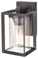 1 Light 5.125 in. Powder Coat Bronze Outdoor