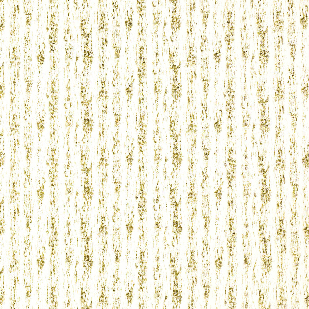 Nourison Home 50"x60" Fur Foil Stripes Fur Ivory Gold Throw Blanket