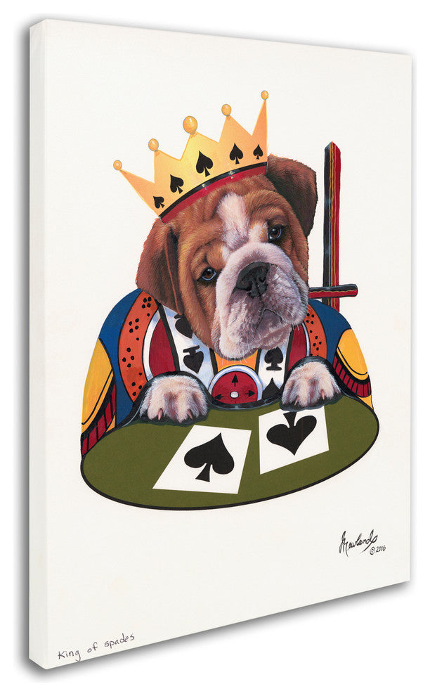 Jenny Newland ''King Of Spades'' Canvas Art, 47x35