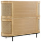 Loft Lyfe Darrius Cabinet, Storage, 4-Door, 55Lx17.7Wx47H, Oak