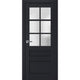 Interior Solid French Door Frosted Glass | Veregio 7339 Antracite | -32 x 80