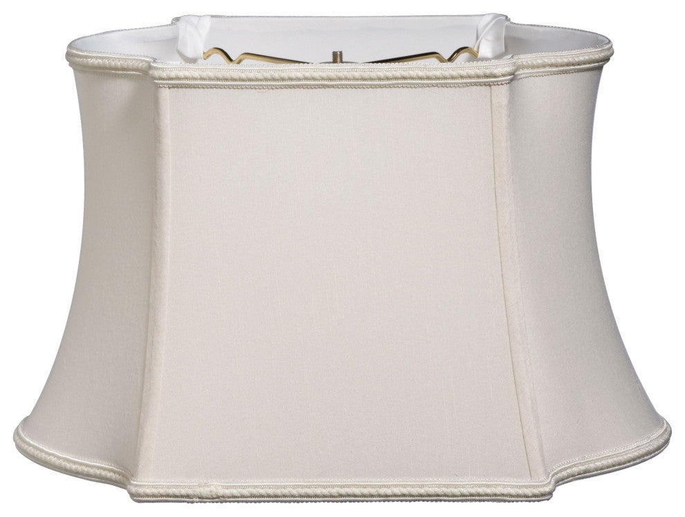 16" Cream Premium Oblong Shantung Lampshade