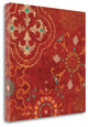 "Crimson Stamps III" By Pela Studio, Giclee Print on Gallery Wrap Canvas