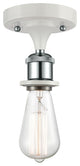 INNOVATIONS LIGHTING 516-1C-WPC Bare Bulb 1 Light Semi-Flush Mount
