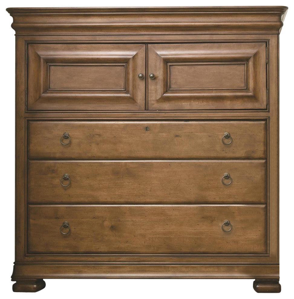 Louis Philippe Solid Wood Gentleman's Dressing Chest