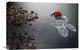 "Ladybird On Hydrangea." Stretched Canvas Giclee by Ellen Van Deelen, 22x15"