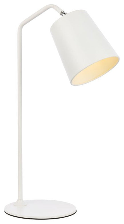 Lena 1-Light White Table Lamp