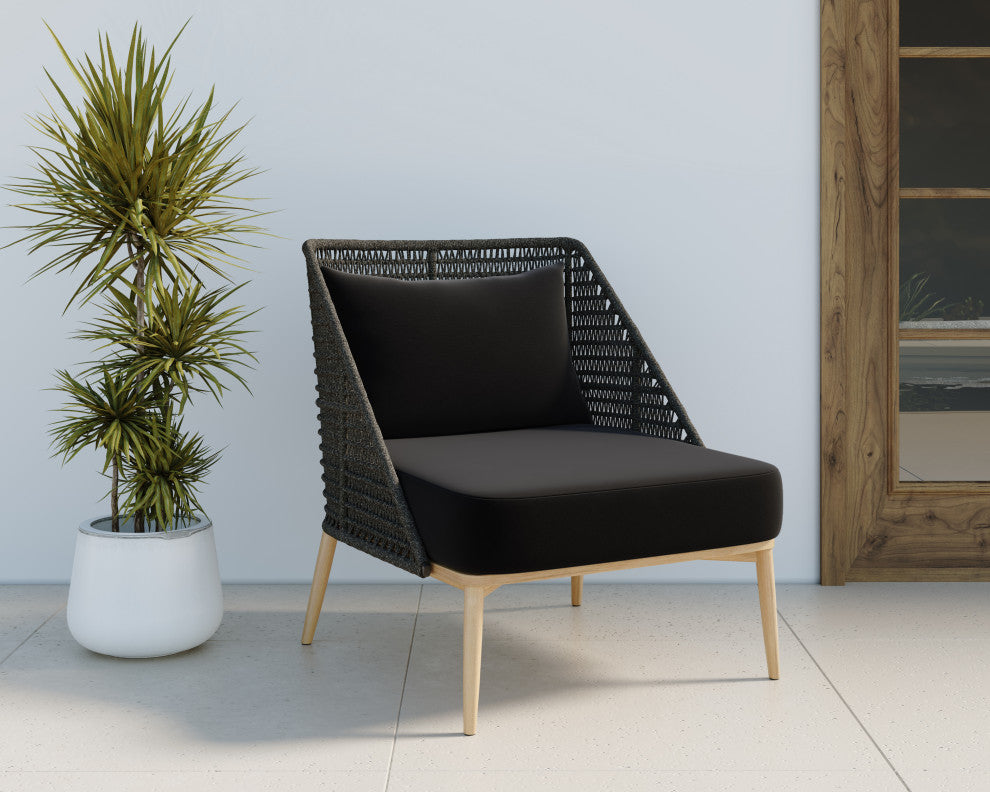 Andria Lounge Chair, Arashi Black