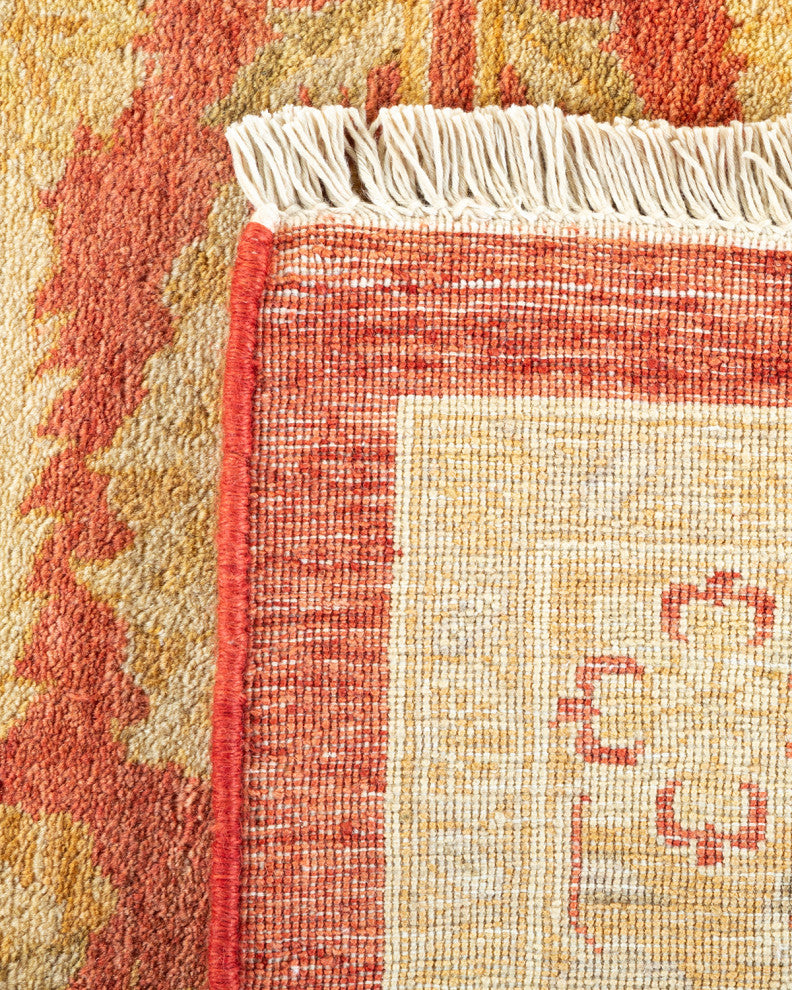 Mogul, One-of-a-Kind Hand-Knotted Area Rug Orange, 8'3"x10'7"